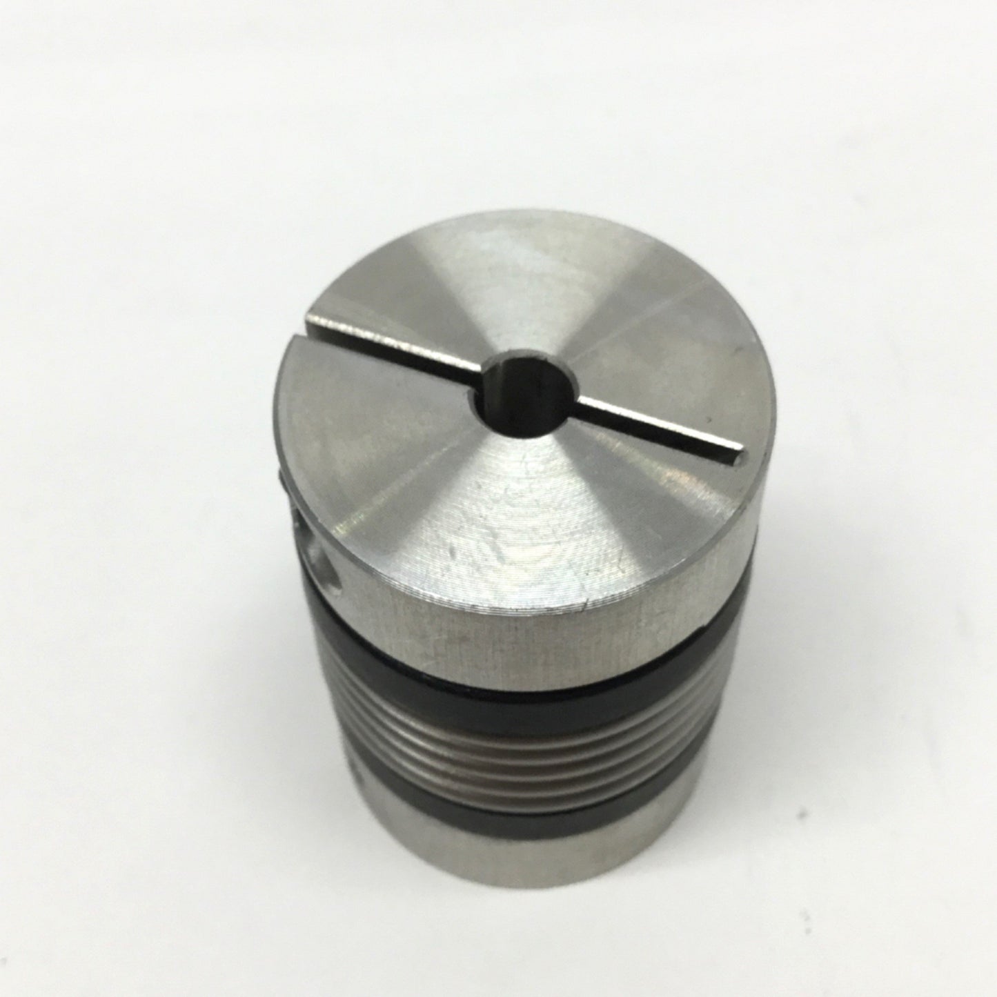 Used R+W MK2/45/46/6.35/15 Flexible Bellow Coupling 15mm x 1/4" Bores, Ø32mm x 46mm L