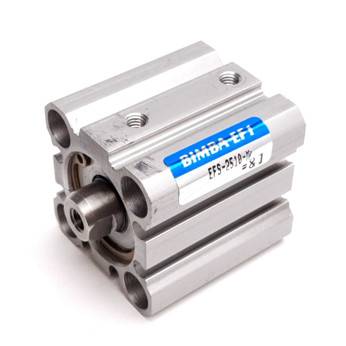 Used Bimba EFS-2510-M Pneumatic Cylinder, Spring Retract, Bore: 25mm, Stroke: 10mm