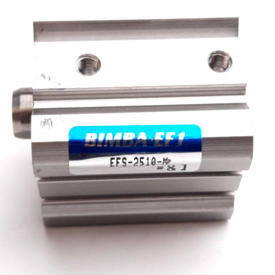 Used Bimba EFS-2510-M Pneumatic Cylinder, Spring Retract, Bore: 25mm, Stroke: 10mm