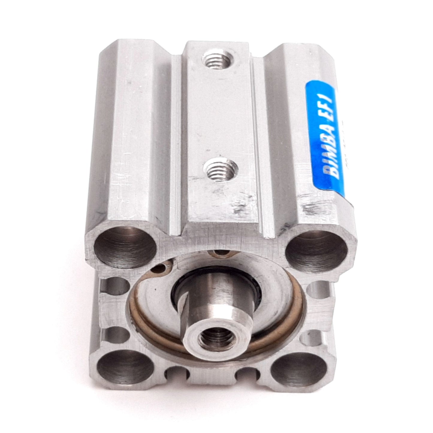 Used Bimba EFS-2510-M Pneumatic Cylinder, Spring Retract, Bore: 25mm, Stroke: 10mm