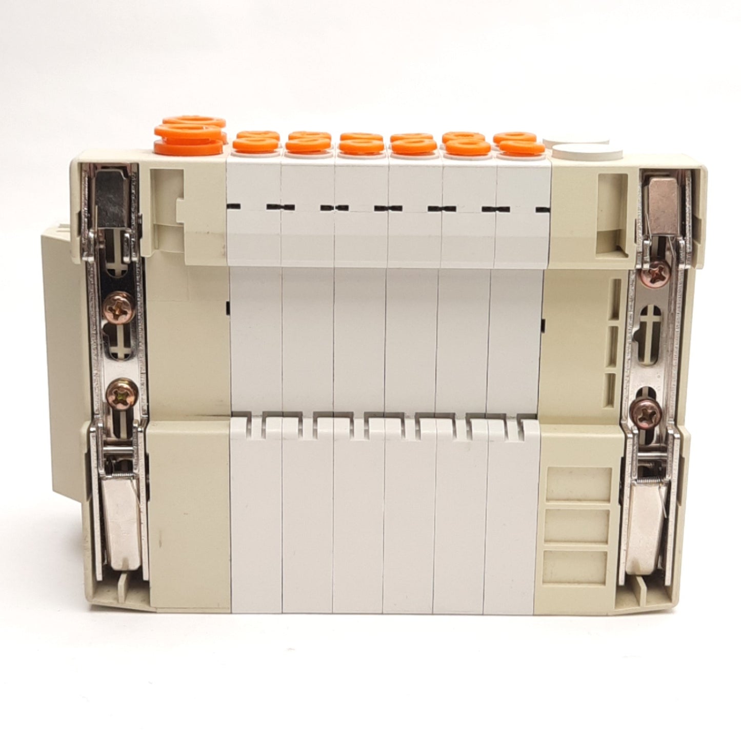 Used SMC SS5V1-16FD1-06-C4-D0 Cassette Base Manifold, 6 Stations, D-Sub Connector