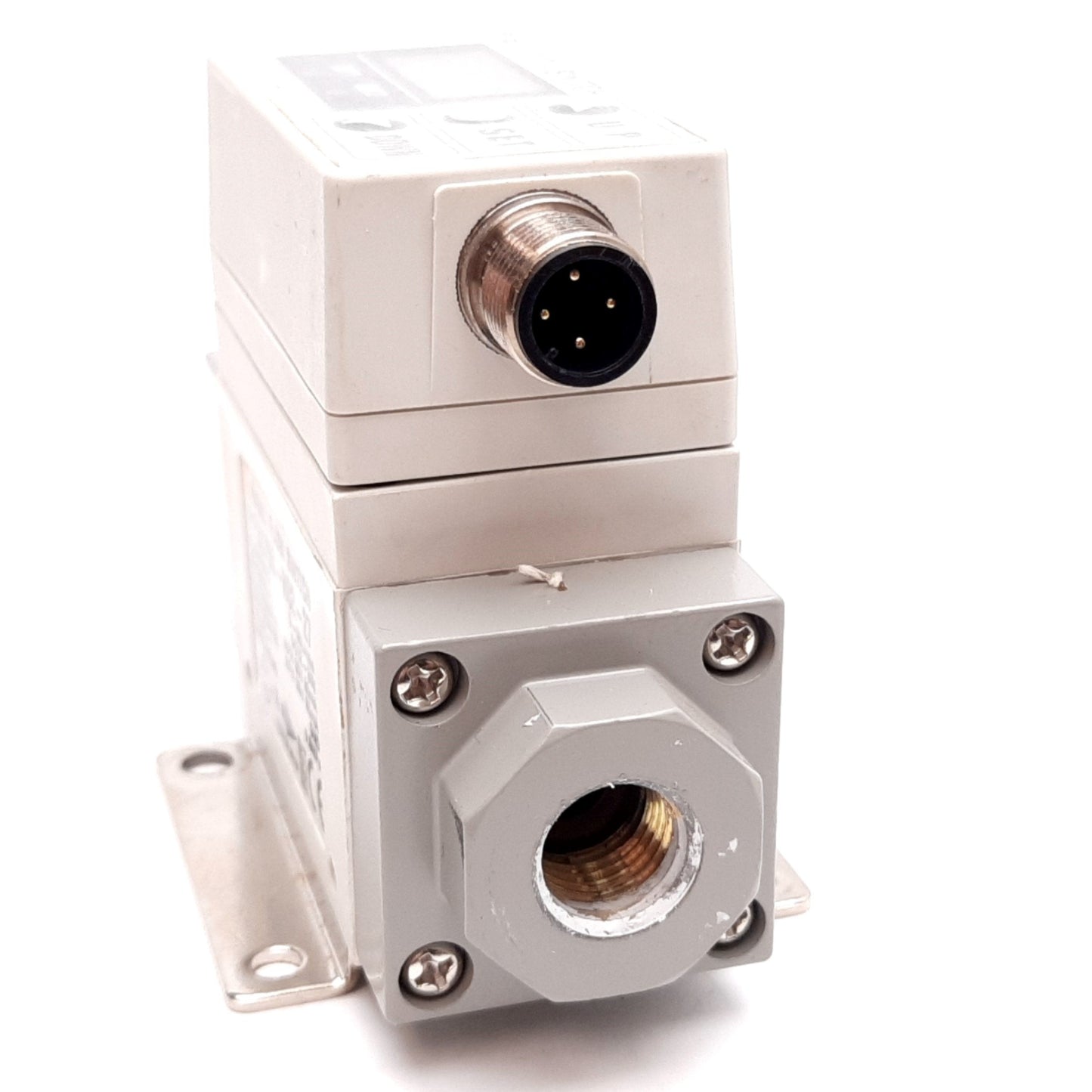 Used SMC PF2A750-N02-27 Digital Air Flow Switch, Flow Rate: 5-50L/min, 12-24VDC