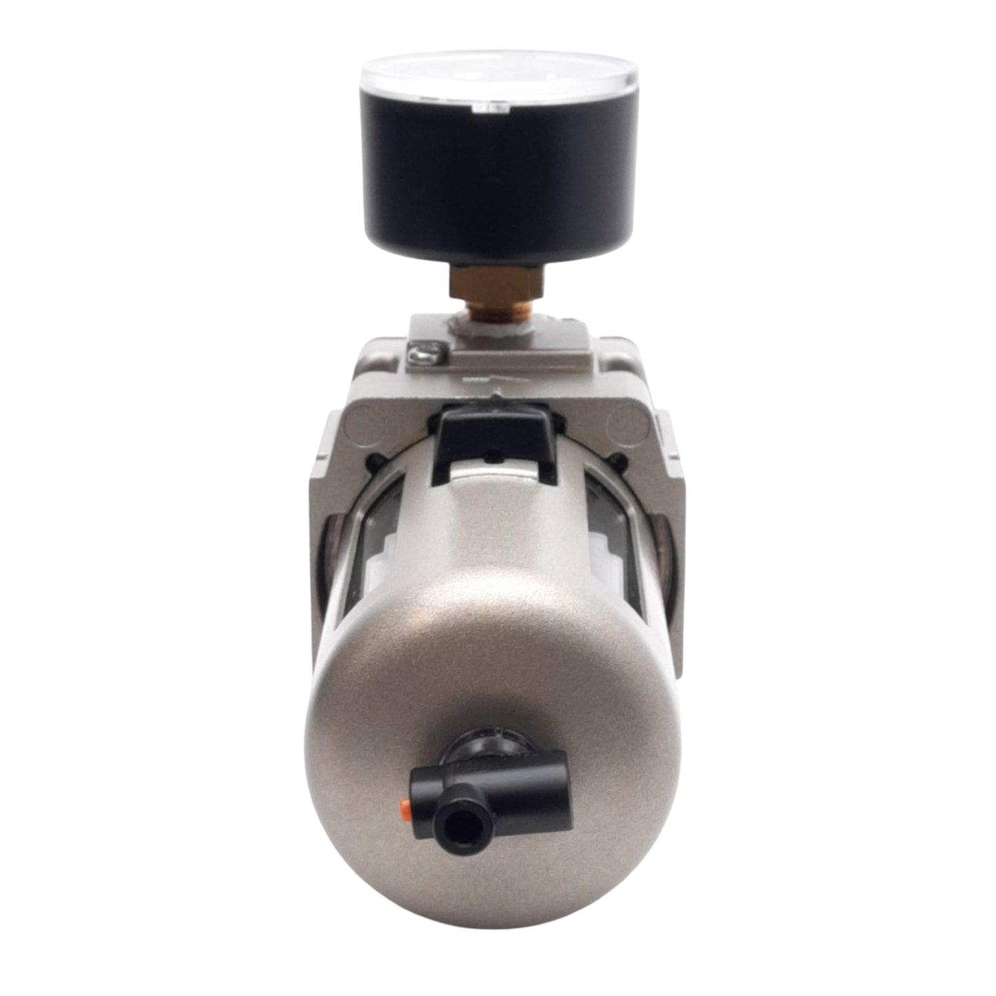 Used SMC AW30-N03-Z Pneumatic Filter Regulator, Set: 7-125psi, 3/8" NPT, 160psi Gauge