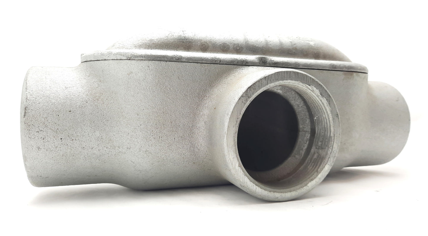 Used Eaton Crouse-Hinds T88 Series Condulet Form 8 Conduit Outlet Body, T Shape, 3"