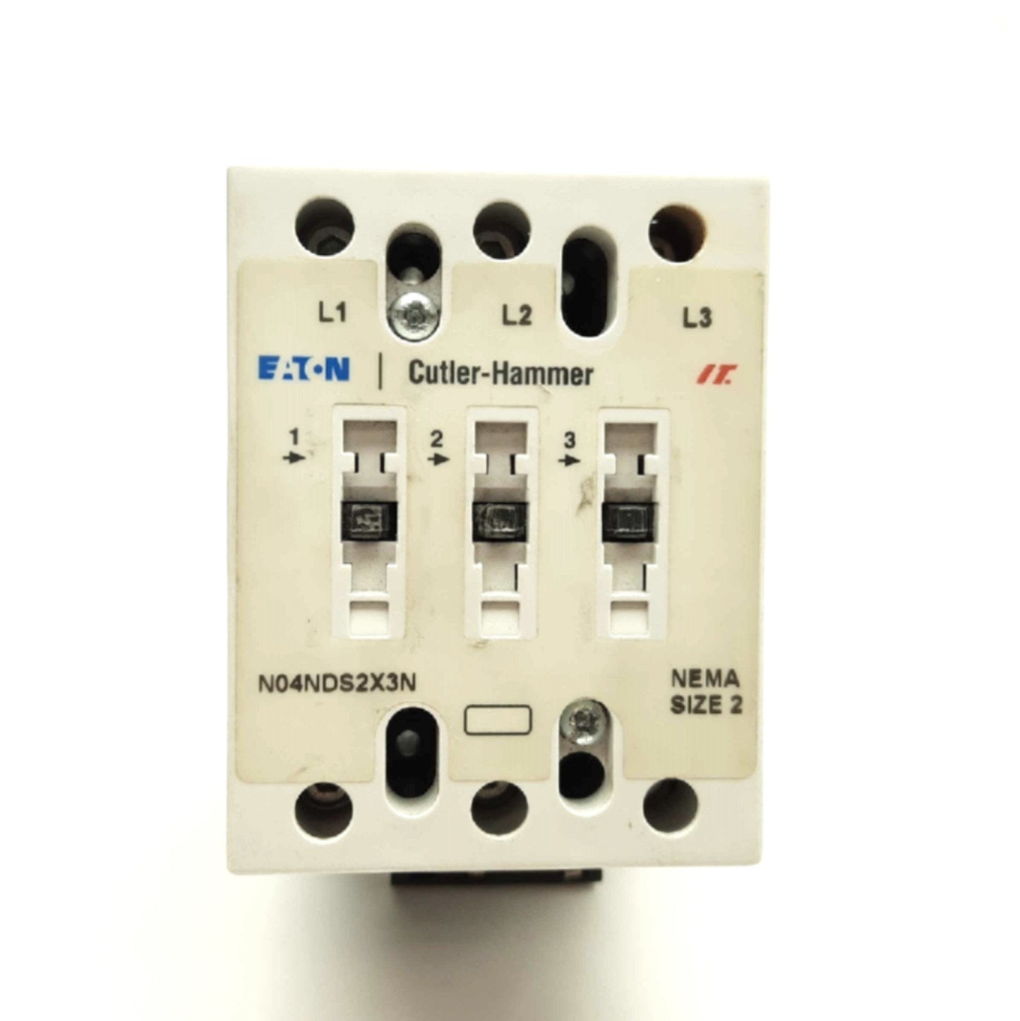 Used EATON Cutler-Hammer N04NDS2X3N NEMA Contactor, Size 2, 3-Pole, 45A 600V, 24VDC