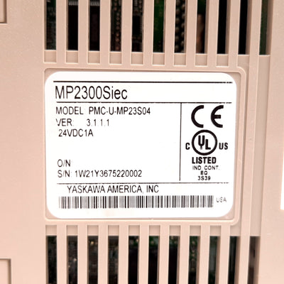 Used Yaskawa PMC-U-MP23S04 MP2300Siec Single Slot Multi-Axes Controller, 24VDC 1A