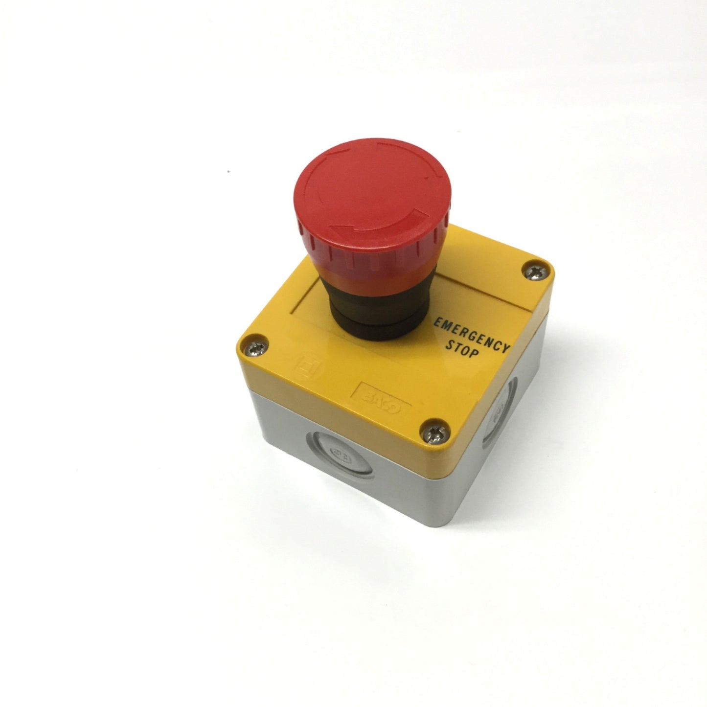 Used Baco BX10510 Emergency E-Stop Pushbutton Switch Enclosure Box Twist-Release, 2NC