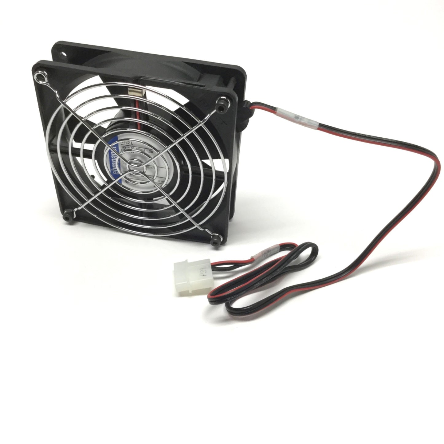 Used ebmpapst 4382L Axial Cooling Fan, 12VDC, 55.9CFM, 119x119x38mm, 1550RPM