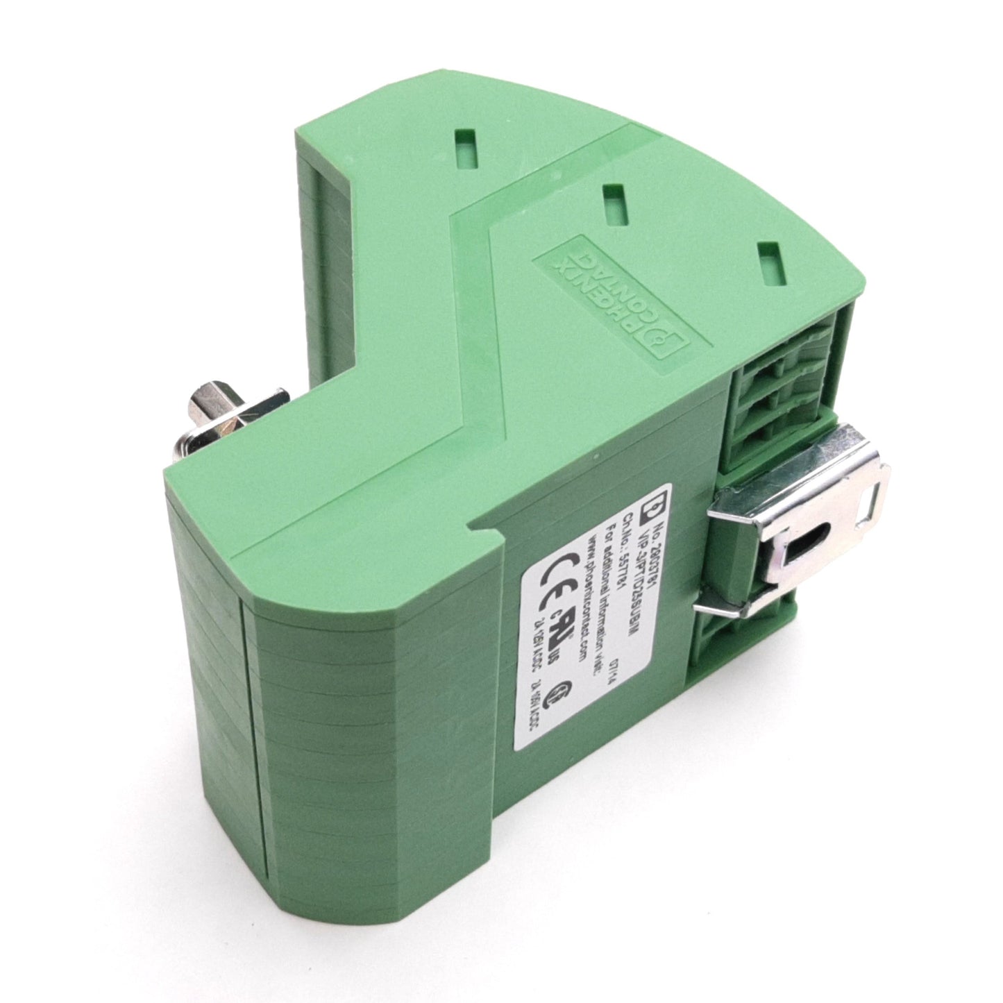 Used Phoenix Contact 2903781 Terminal Block Module, 25-Pin Male D-Sub to Terminals