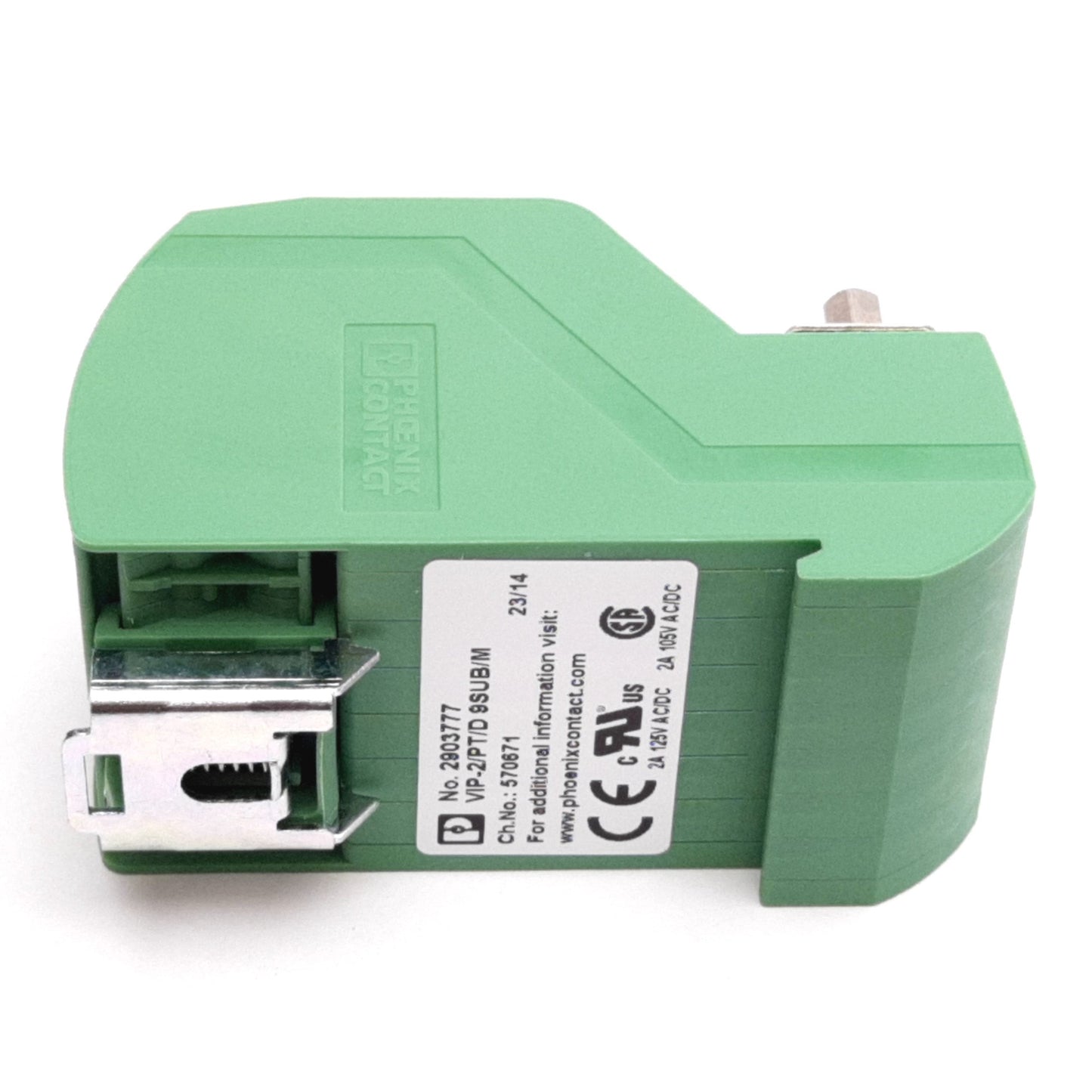 Used Phoenix Contact 2903777 Terminal Block Module, 9-Pin Male D-Sub to Terminals