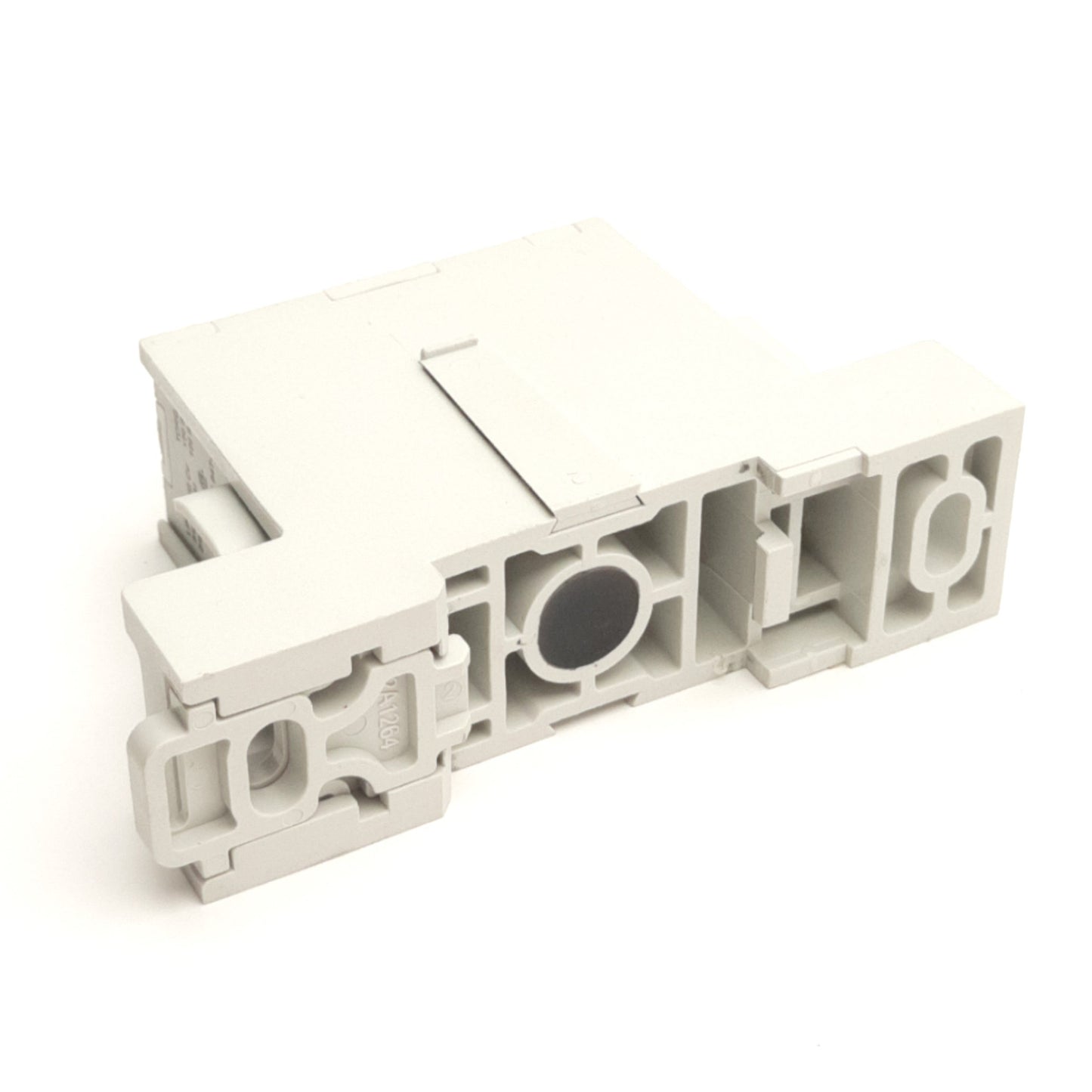 Used Edison EDPB104 Power Distribution Block 1x4 Line/Load, 600V 175A, DIN Rail Mount