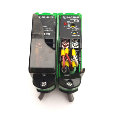 Used Takex NA-T20RF Through-Beam Photoelectric Sensor 20m Range, 24-240V 3A