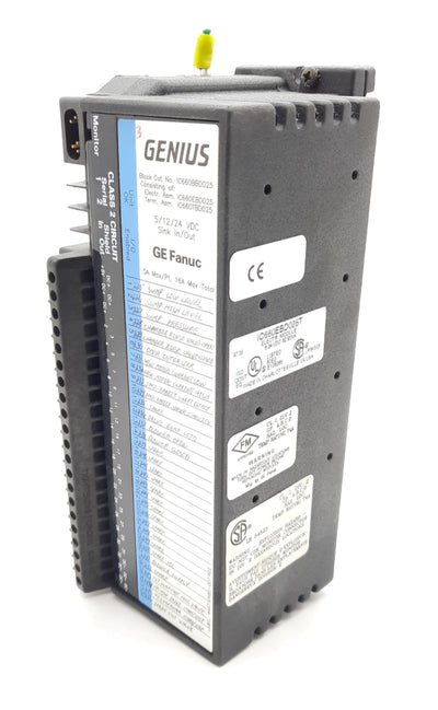 Used GE Fanuc Genius IC660EBD025T PLC Electric Module 5/12/24 VDC 0.5A, 32 Sink