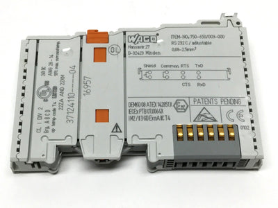 Used Wago 750-650/003-000 I/O-System Serial Interface Module RS-232C Adjustable