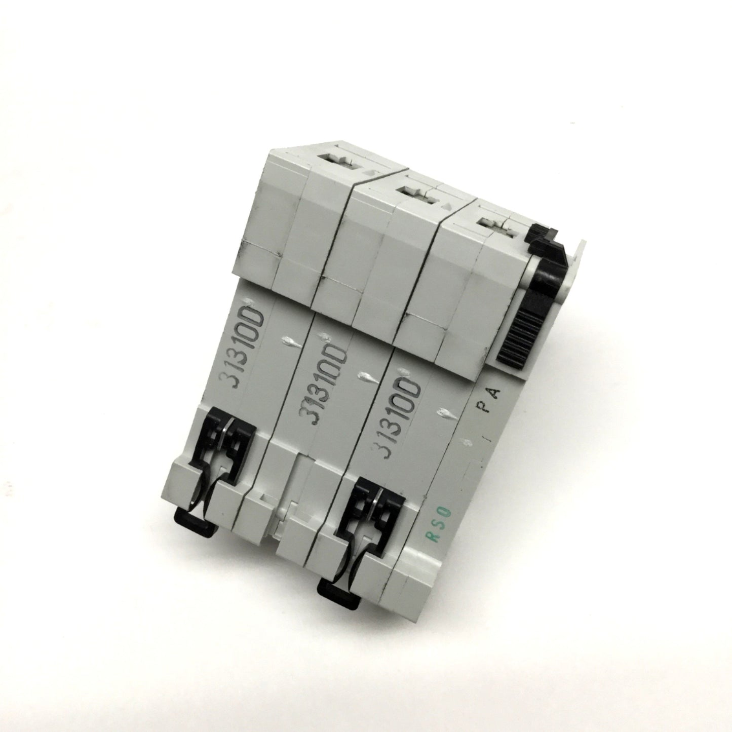 Used Eaton FAZ-D10/3 Circuit Breaker 3-Pole 10A 415VAC w/Aux Contact 1NO-1NC 6A