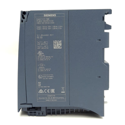 New Other Siemens 6ES7 507-0RA00-0AB0 60W Power Supply 120/230V 0.6A, Simatic S7-1500