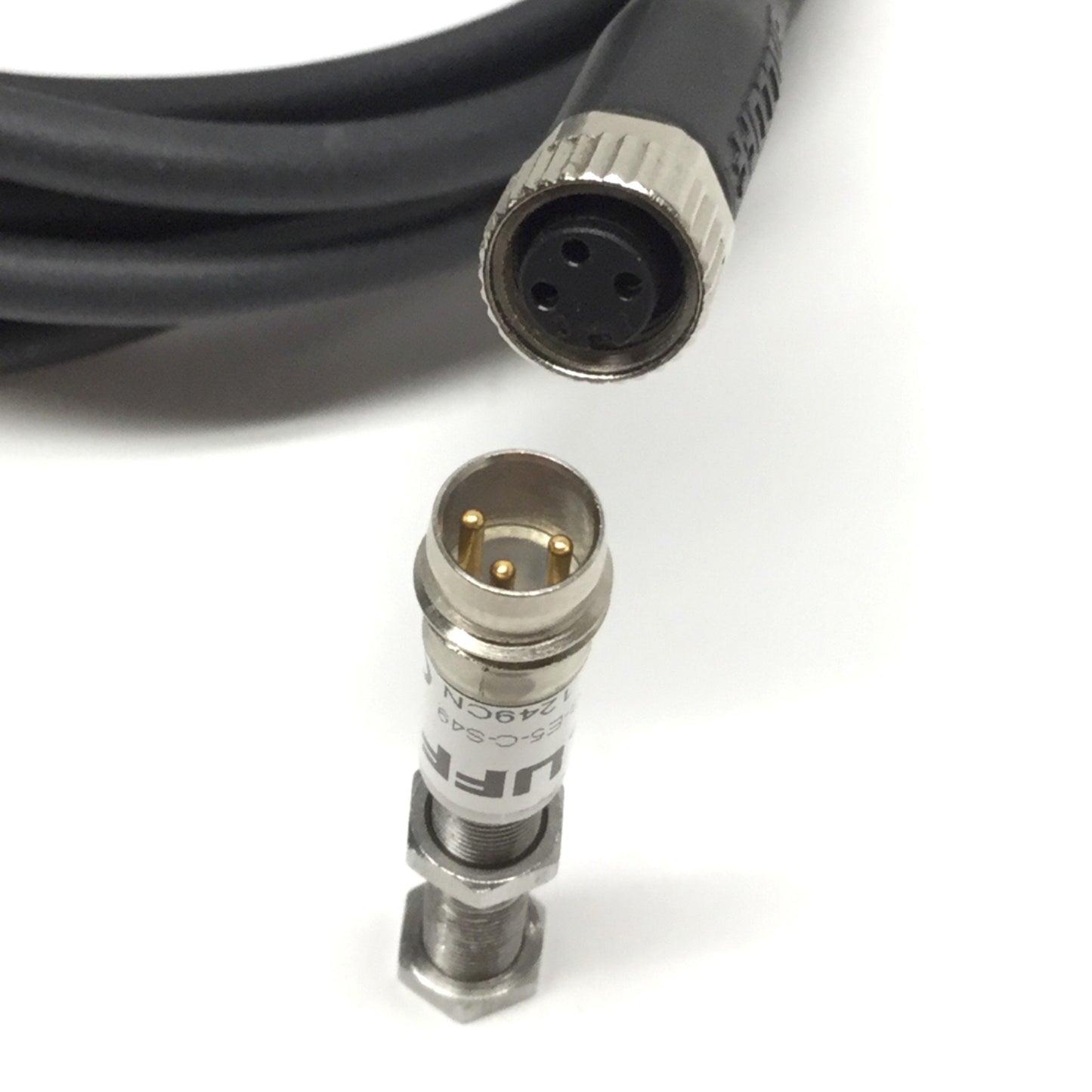 Used Balluff BES00HF Inductive Proximity Sensor, 1.5mm, 10-30VDC, PNP-NO, 3-Pin M8