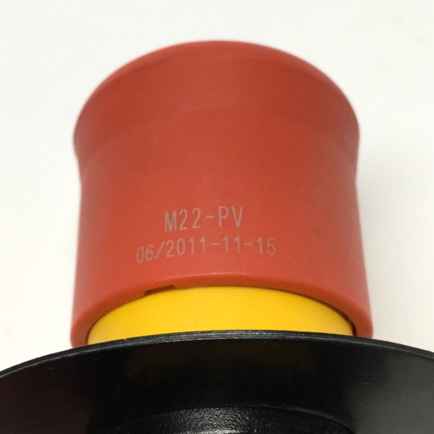 Used Eaton M22-PV Emergency E-Stop Red Pushbutton Switch, Push-Pull, 2NC, 500VAC 6A