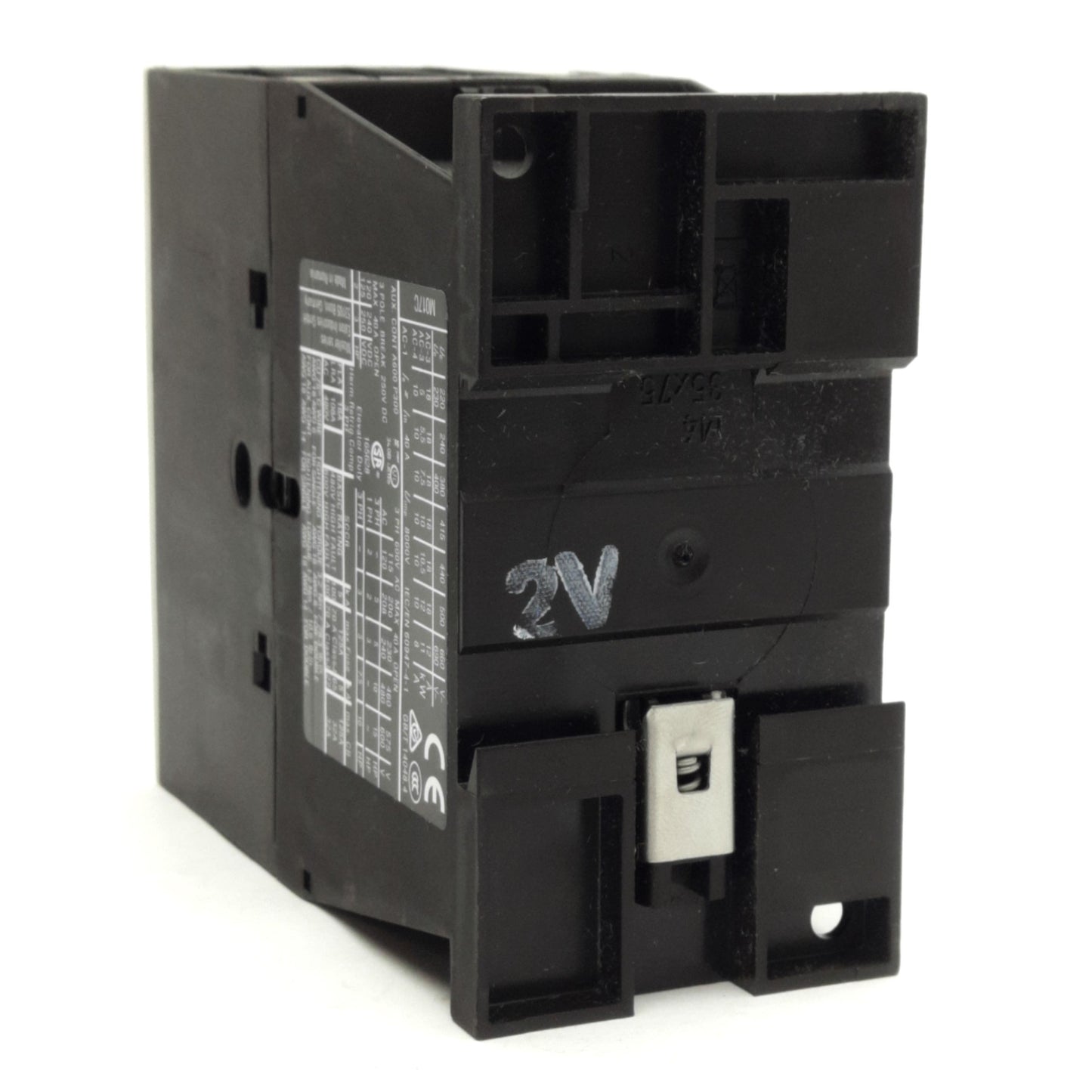 New Eaton DILM17-10(RDC24) Contactor, 3-Pole 1NO w/ Aux 1NO, 690VAC 40A, 24 VDC Coil