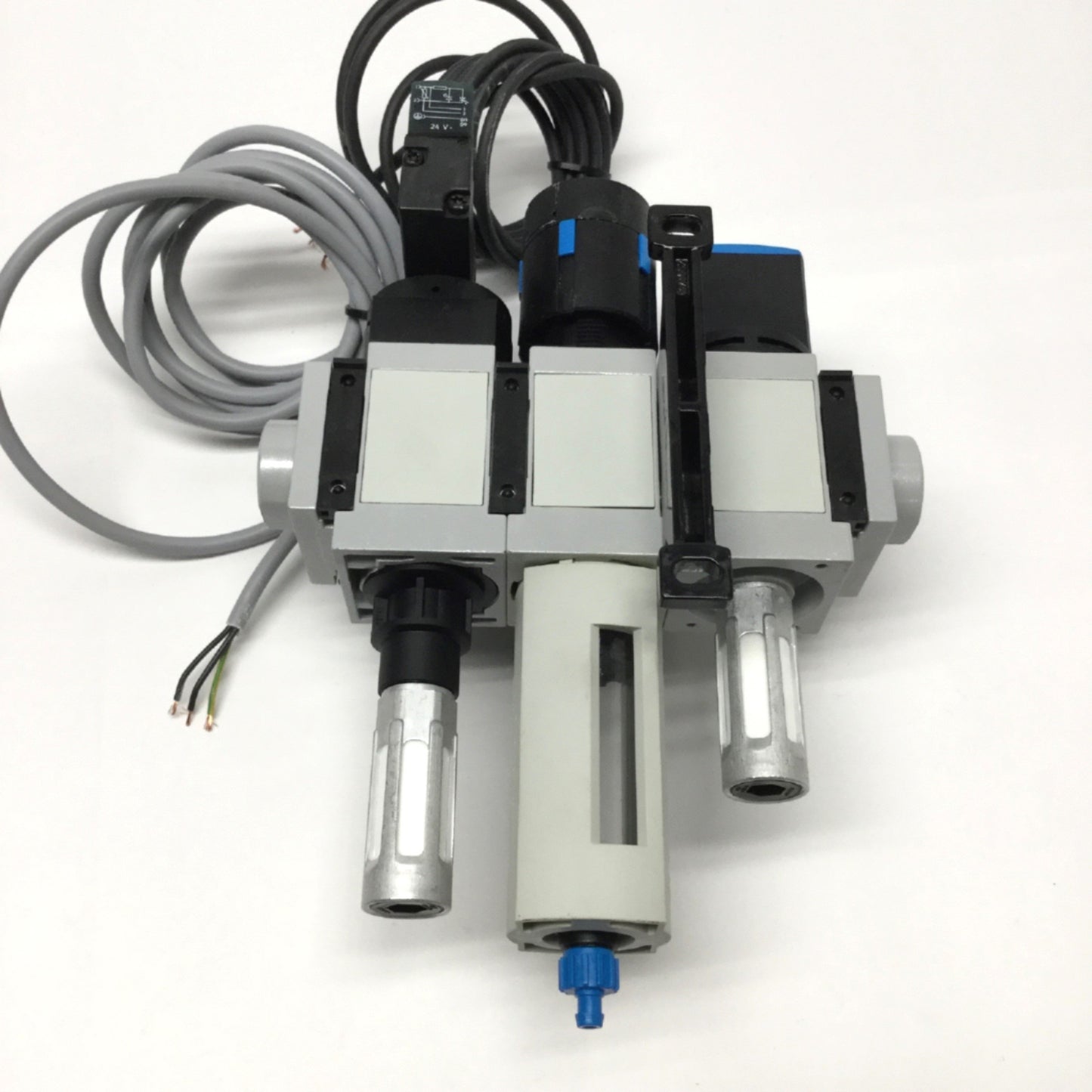 Used Festo MS4 Filter/Regulator w/ Pressure Switch, Shut-Off & Soft Start Valve, G1/4