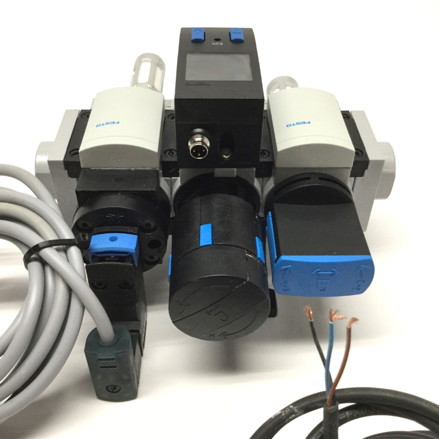 Used Festo MS4 Filter/Regulator w/ Pressure Switch, Shut-Off & Soft Start Valve, G1/4