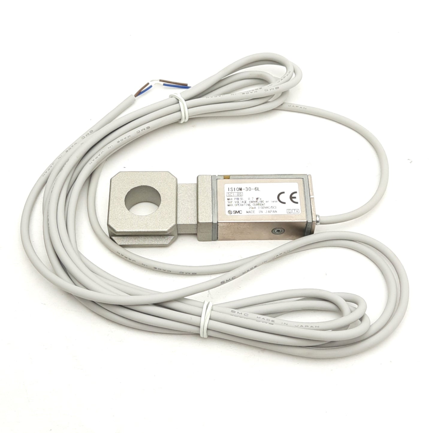 New SMC IS10M-30-6L Modular Pressure Switch, 100V AC/DC 20mA, 0.1-0.6 MPa, 3m