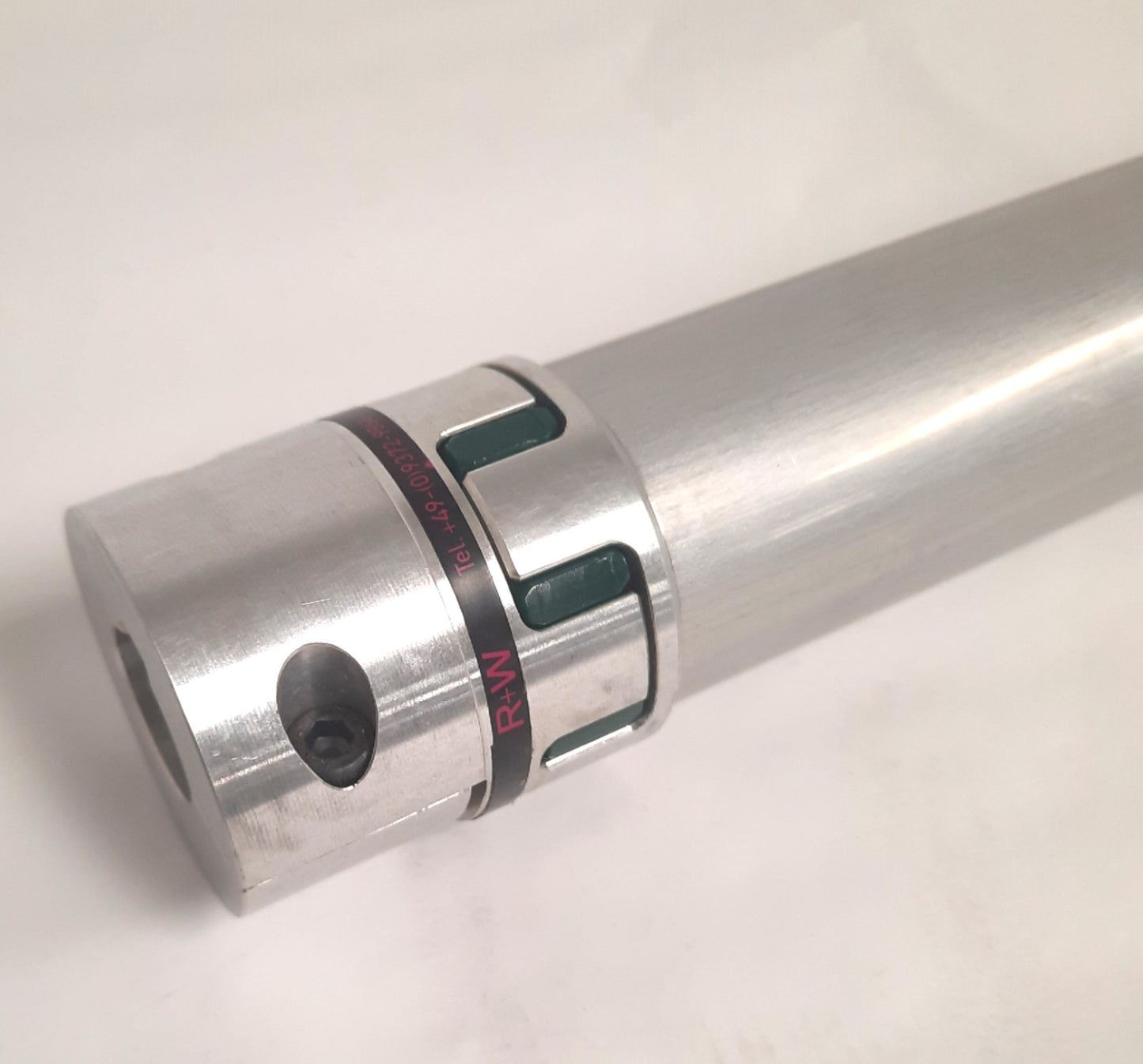 Used R+W EZ2 60 B Line Shaft With Split Clamping Hub and Elastomer Coupling 75Nm