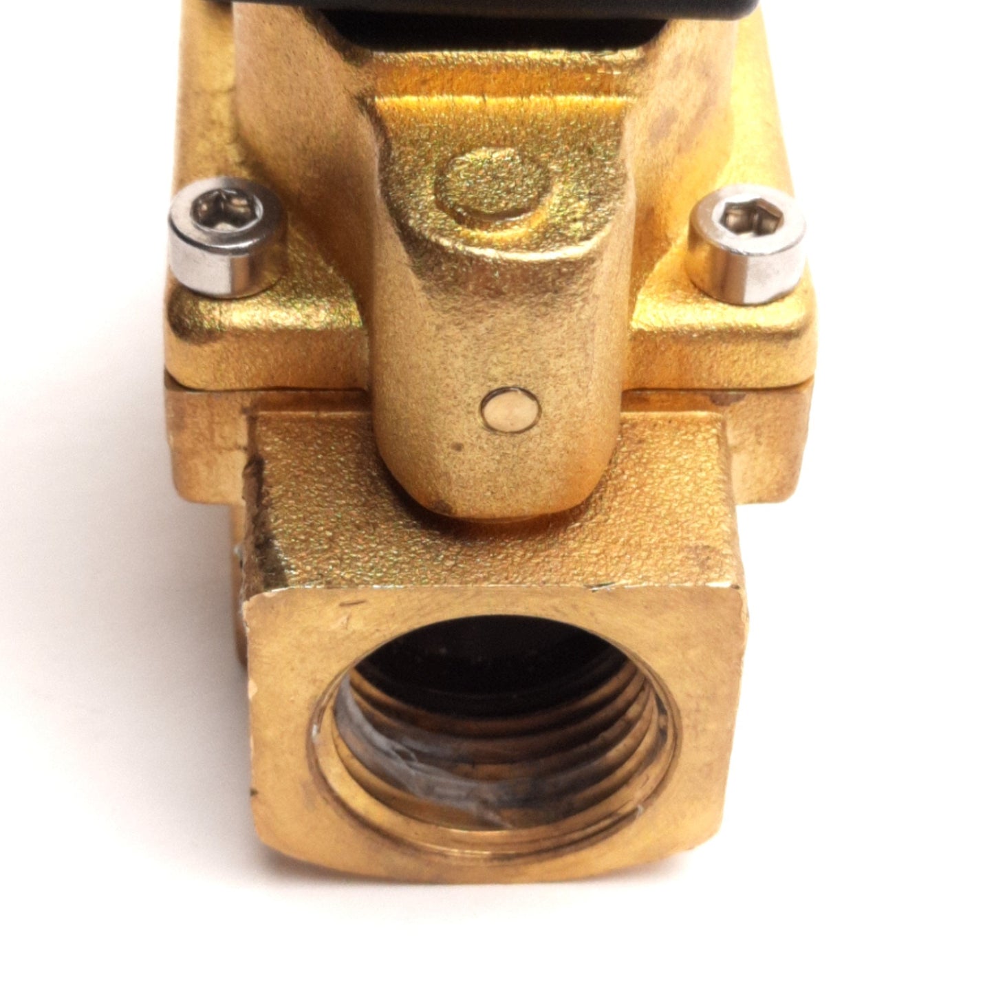 Used GEM-SOL GEM-B-31 Solenoid With Brass Valve, 3/8" NPT, 24V AC 50Hz Coil