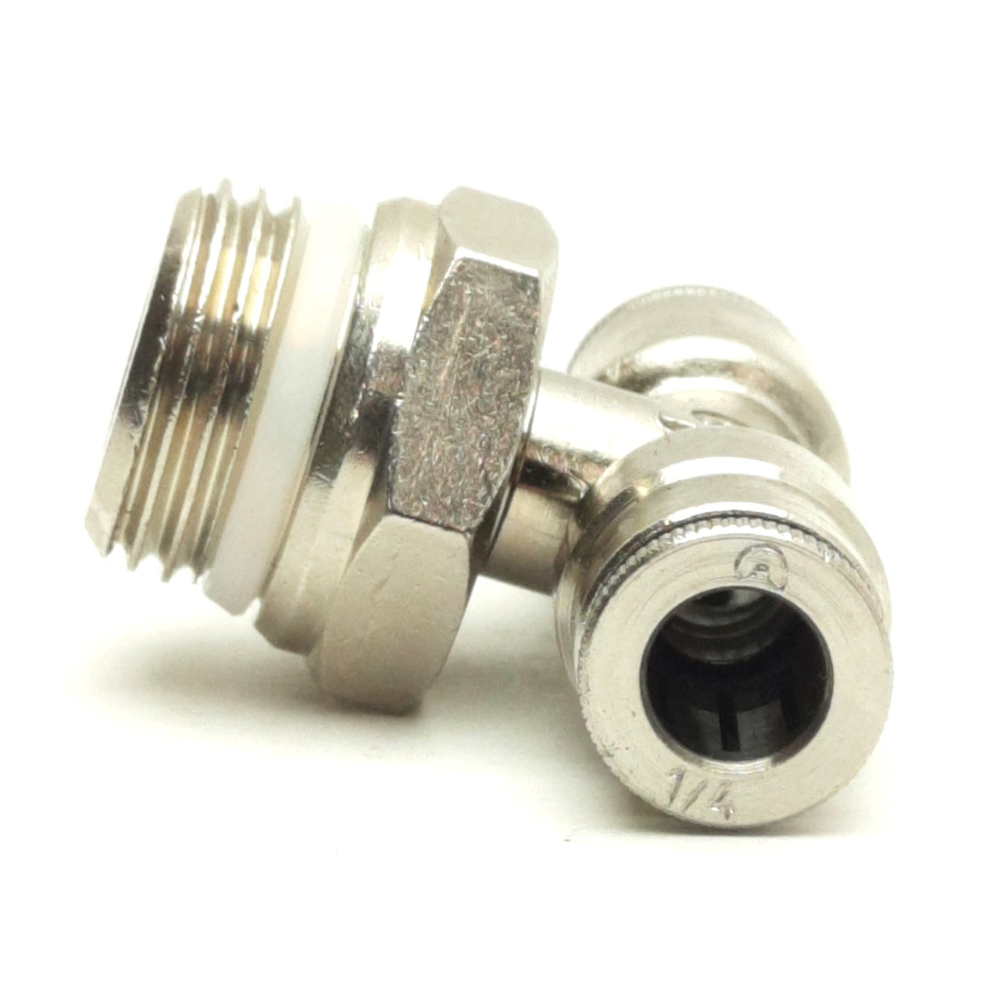 New – Open box Lot of 6 Camozzi P6430 04-06 Male Branch Tee Swivel, 1/4" Tubes to 3/8" NPTF