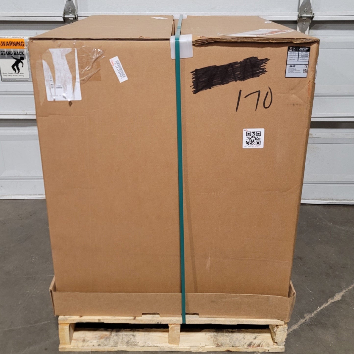 New JUN-AIR 1203310 120R-40B Rocking Piston Compressor 2HP 5.5CFM 120psi Max 230VAC