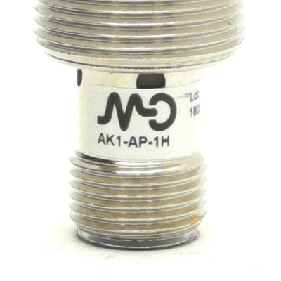 New Lot of 3 Micro Detectors AK1-AP-1H Proximity Switch, M12 PNP 10-30VDC, 5mm Range