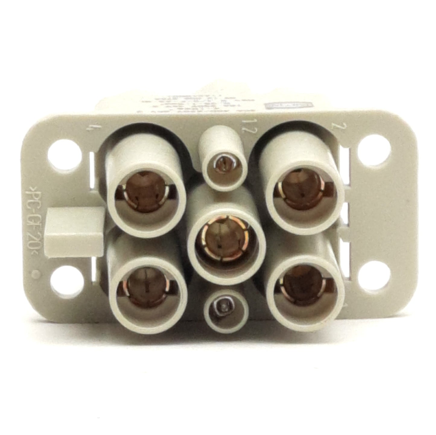 New – Open box Harting 09 12 006 2763 Han Q 4/2 Female Insert w/ Quick Lock, 400V 40A