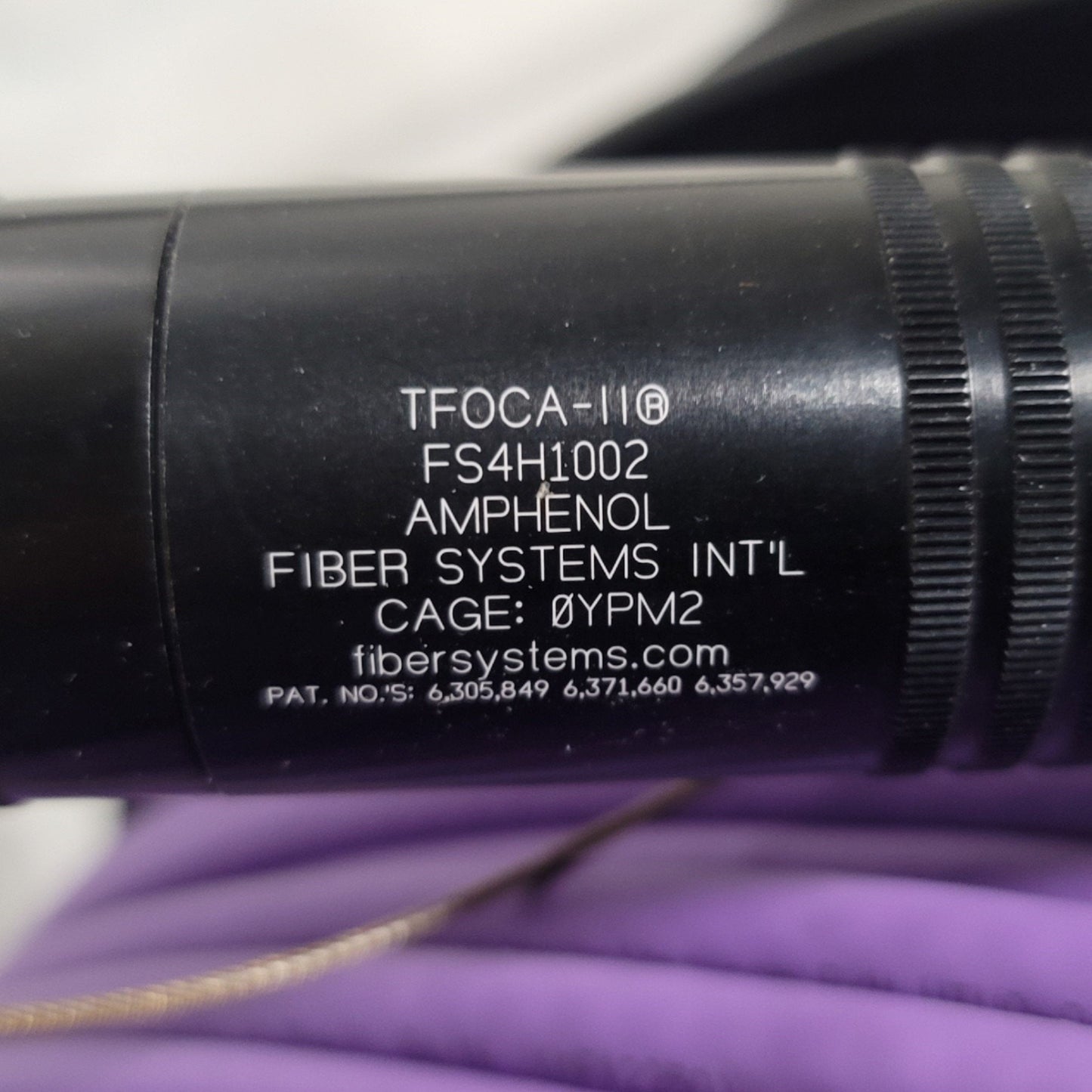 New 1000Ft Spool Of Fiber Systems WTU0-0400BBVL 4-Fiber Cable W/ TFOCA-11 Connectors