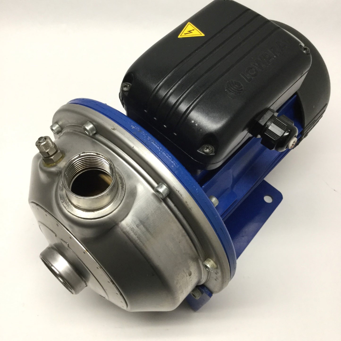 Used Lowara CEA70/5/A Stainless Centrifugal Pump 30-80LPM, 0.55kW, 220-240/380-415VAC