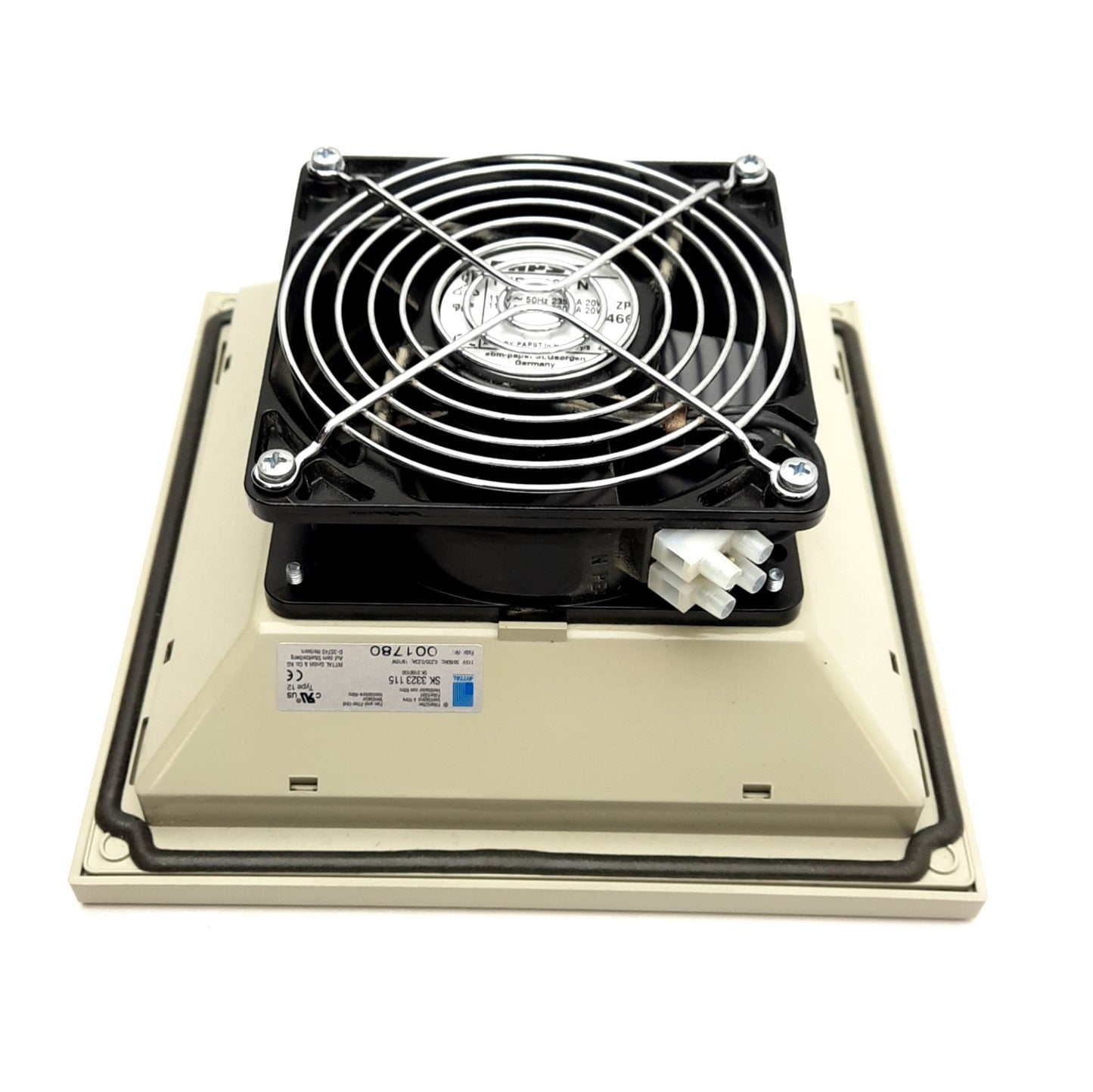 Used Rittal SK 3323 115 Fan and Filter Unit Ventilator 70cfm/120m³/h, 115VAC