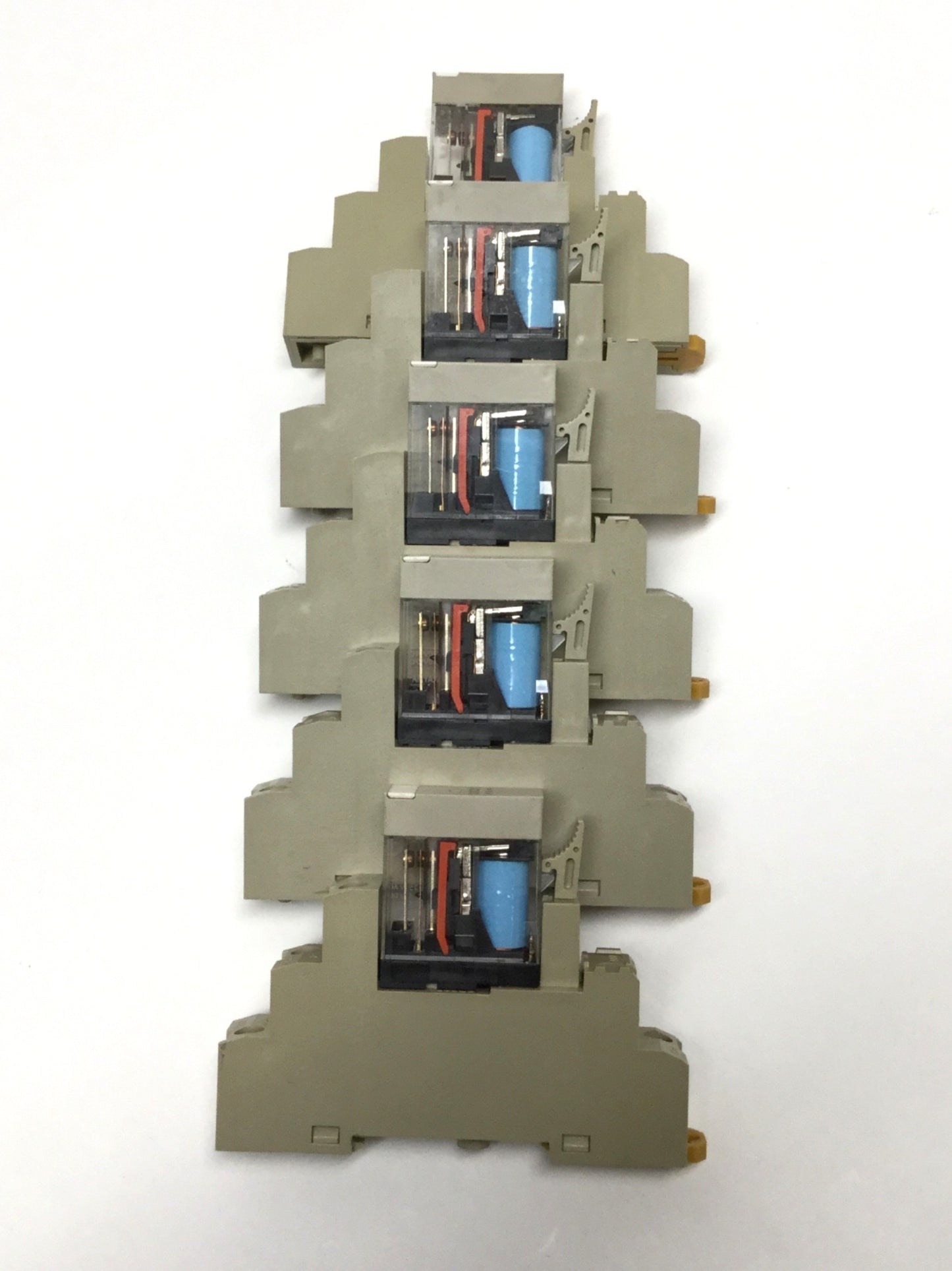 Used Lot of 5 Omron G2R-1-S Relays, SPDT, 24VDC Coil, 10A 250VAC/30VDC w/Sockets