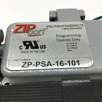 Used AutomationDirect ZP-PSA-16-101 Panel Interface RJ45 Ethernet & Outlet 120VAC 15A