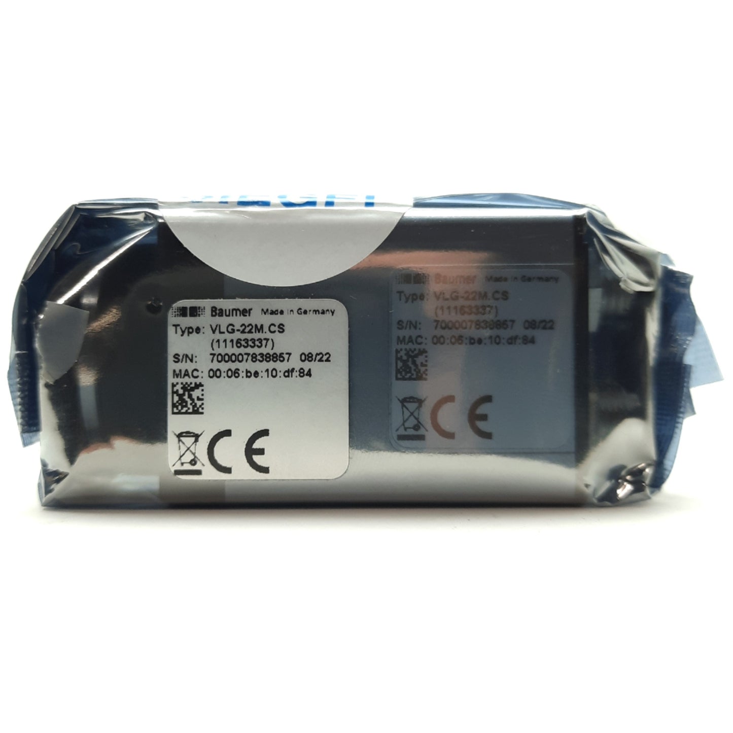 New – Open box Baumer VLG-22M.cs Machine Vision Camera 2/3"CMOS 2MP@55FPS Ethernet POE or 12-24VDC