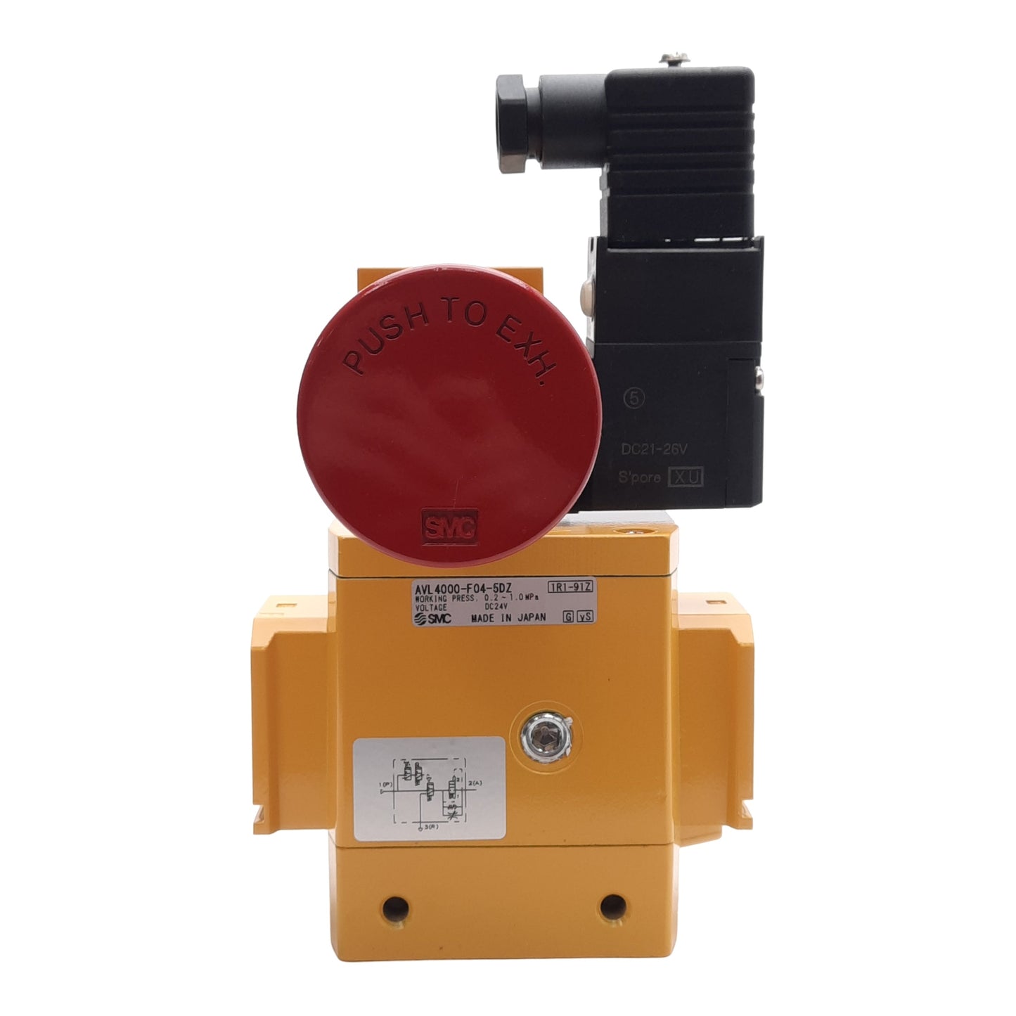 New SMC AVL4000-F04-5DZ Soft Start-Up Valve With Lock-Out 1/2"NPT, 24VDC, 0.2-1.0MPa