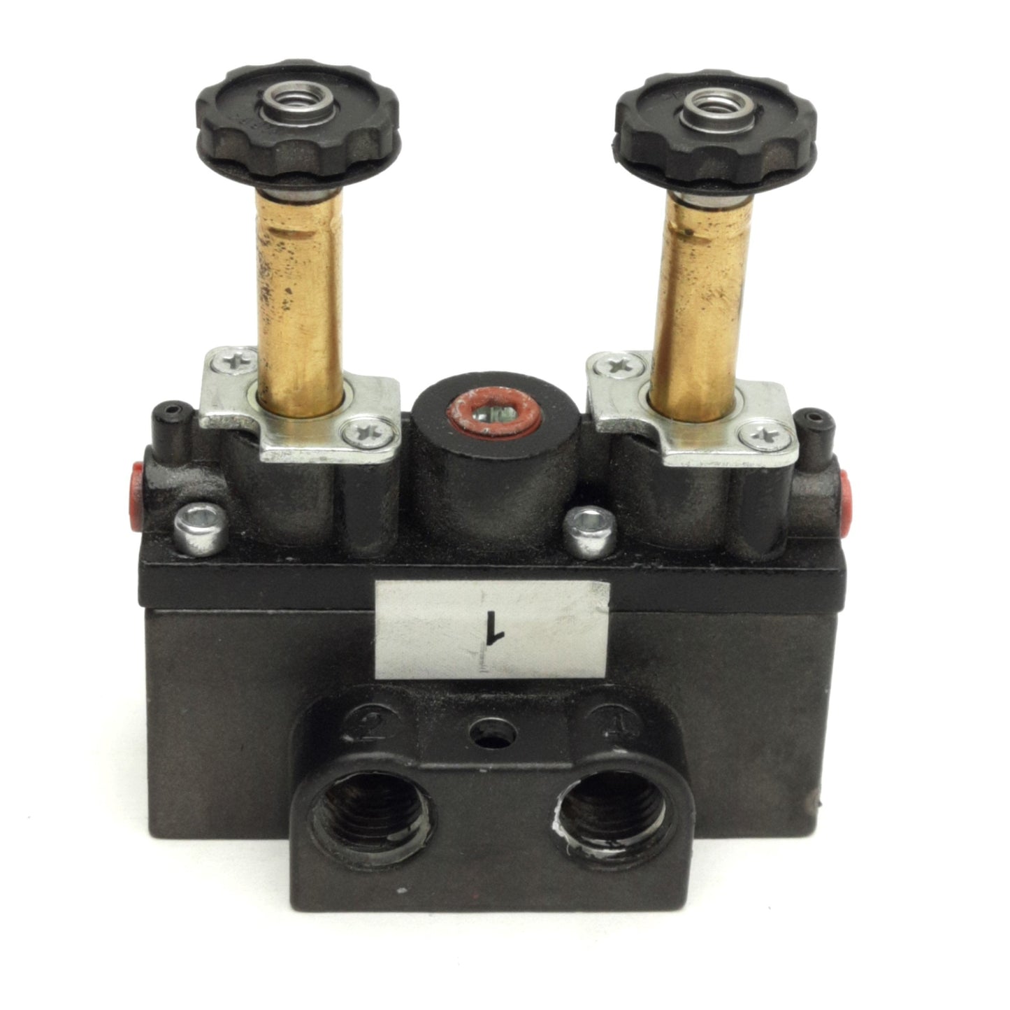 Used ARO A212SD-000-N-G Solenoid Air Control Valve, 4-Way 2-Position, 1/4" NPTF