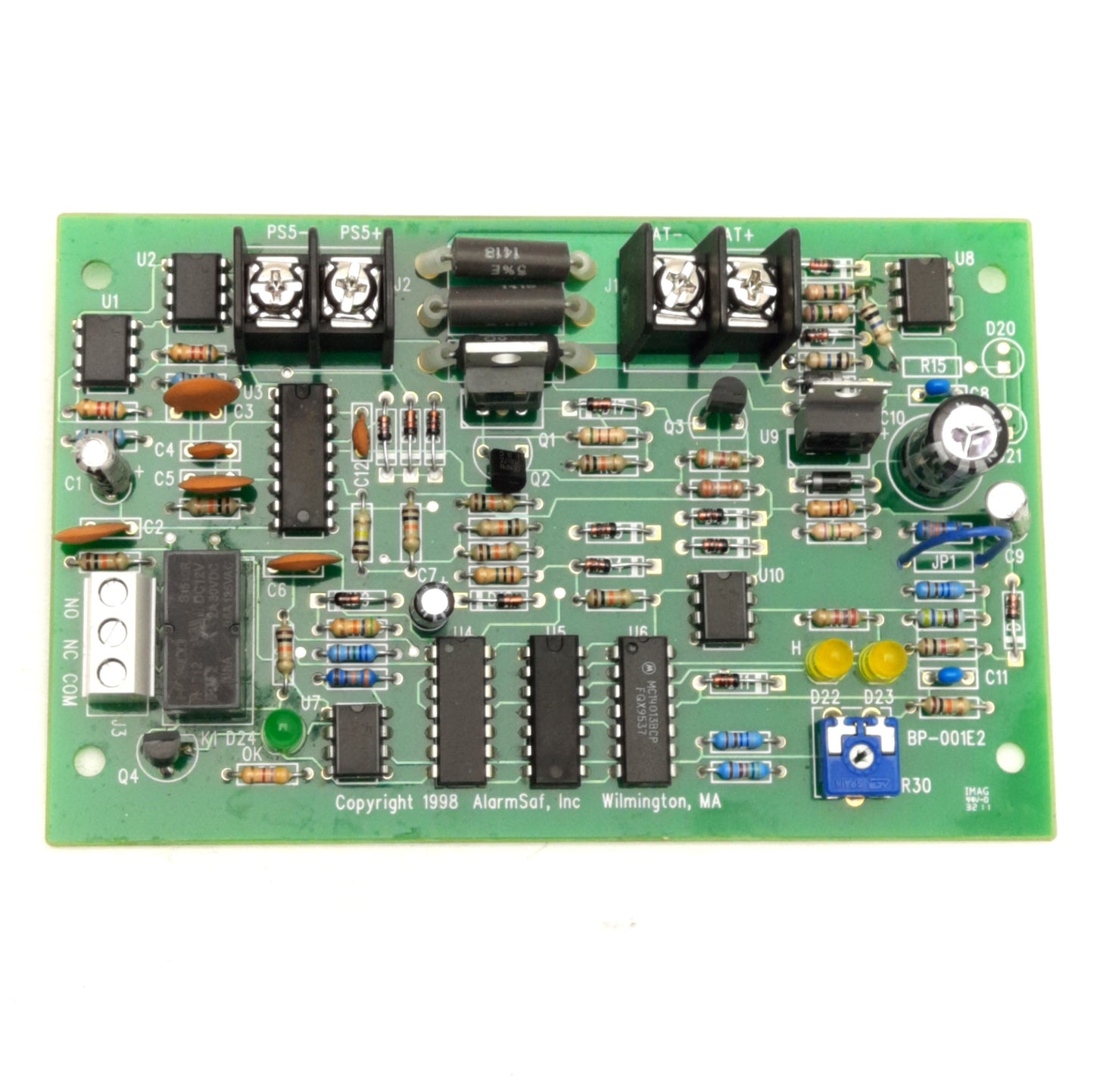 New AlarmSaf BP-001 Battery Presence Module, 0°-50°C, 12/24VDC Input, <15mA Current
