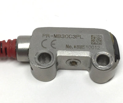 Keyence PR-MB30C3PL Photoelectric Sensor, Reflective, 30mm, 10-30VDC, PNP, 3-Pin