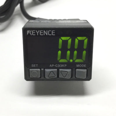 Keyence AP-C33KP Digital Pressure Sensor Switch 0-145psi, 12-24VDC, PNP 1/8" NPT