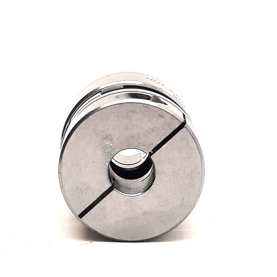 Used Ruland MOCT25-8-A OD16/25-AT Oldham Coupler, Ø8mm Bores, Ø25.4mm OD, Aluminum