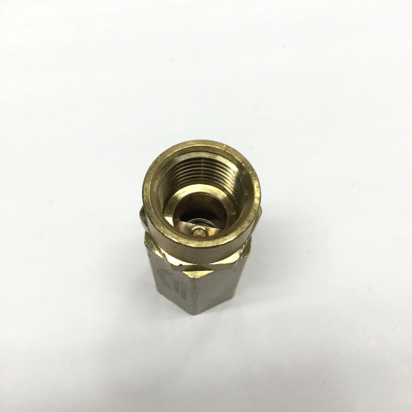New – Open box Anderson 752CV-P Brass Check Valve 1000psi, 1/2" NPT, 1/3psi Crack Pressure