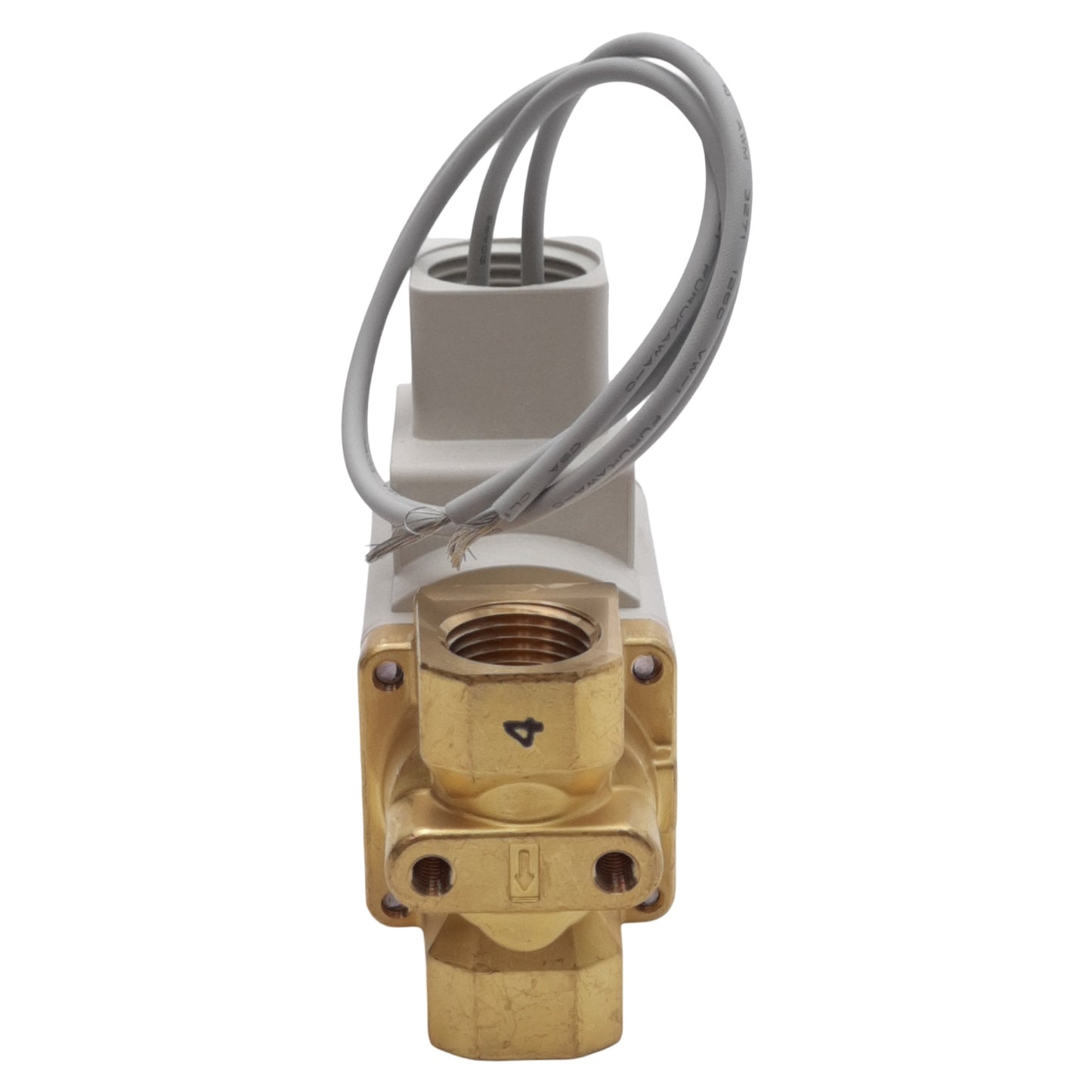 New SMC VX222DUBXNB Direct Operated 2-Port Solenoid Valve For Water, 3/8"NPT, 110VAC