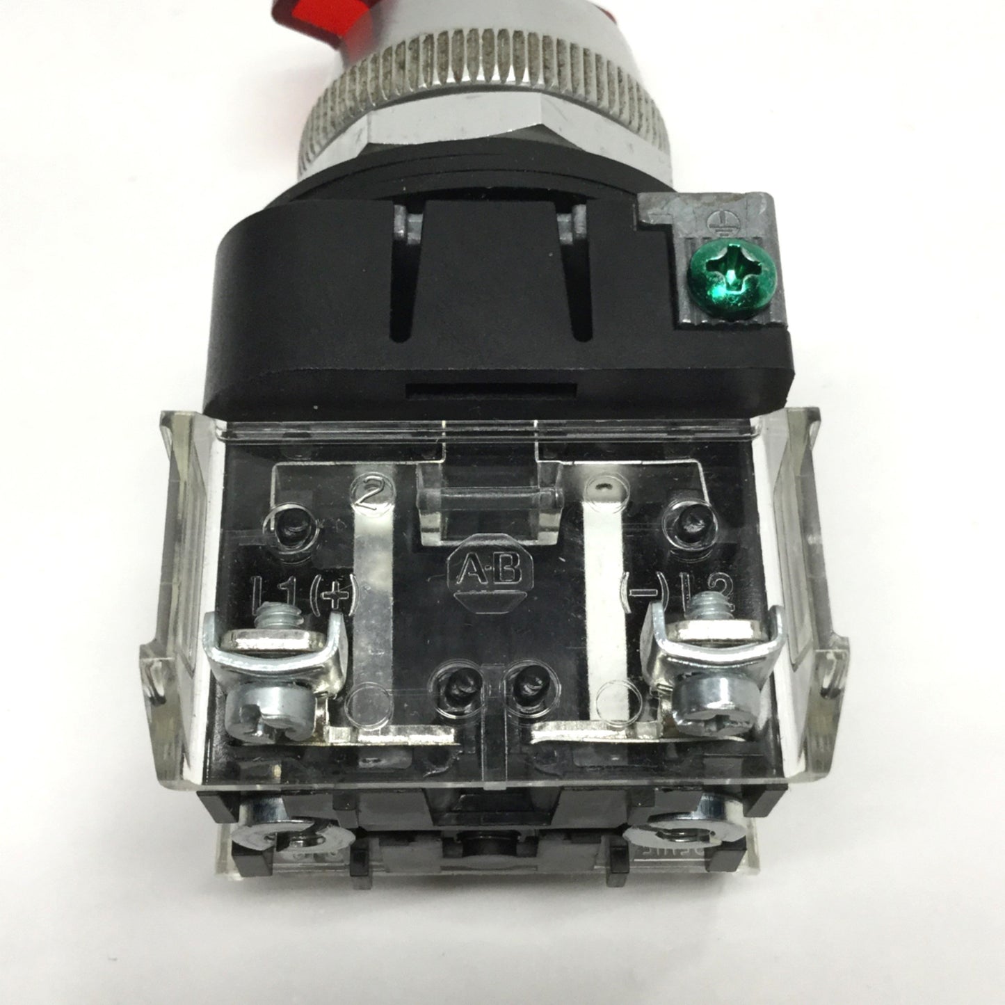 Used Allen Bradley 800T-24HR17KB6AX Illuminated Selector Switch, 2-Position, 1NO-1NC