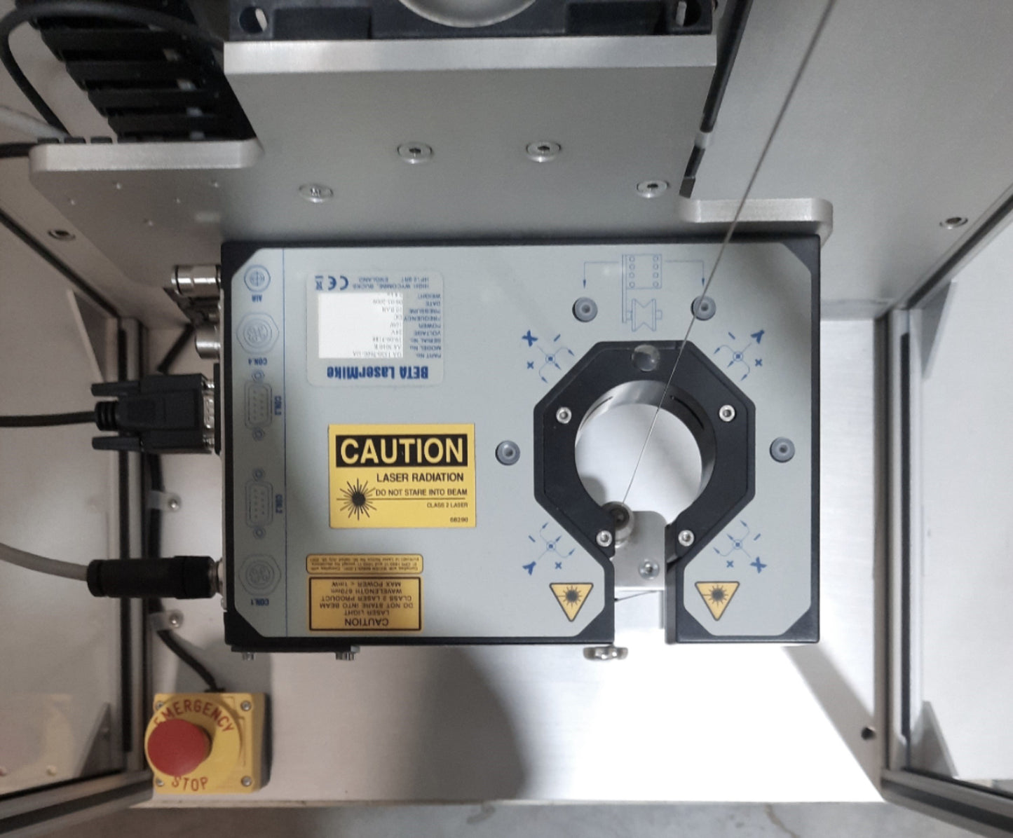 Used BETA Lasermike 8016 Tube Profile System, 0-26" Length, .01-.13" Diameter, 120VAC