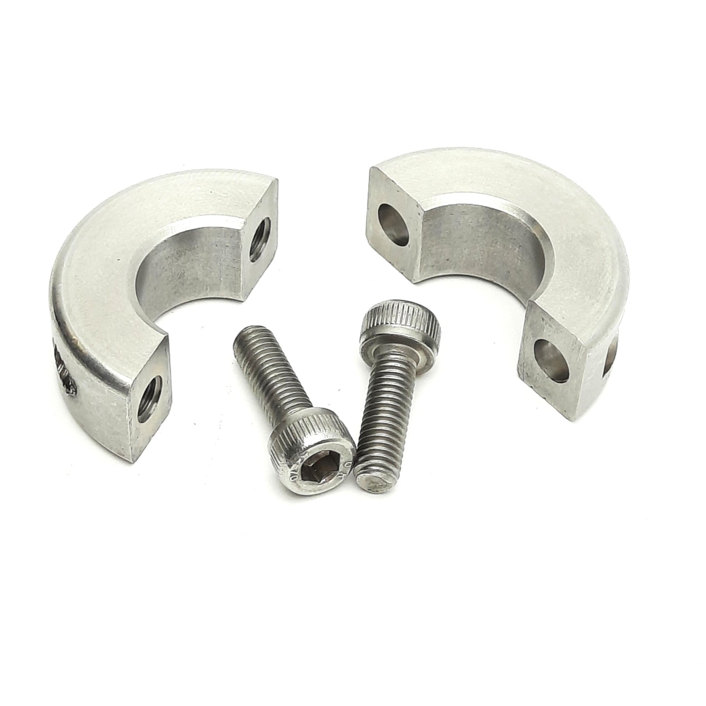 Used Lot of 2 Ruland MS-16-SS Two-Piece Shaft Collar, 34mm OD, 13mm Width, Ø16mm Bore