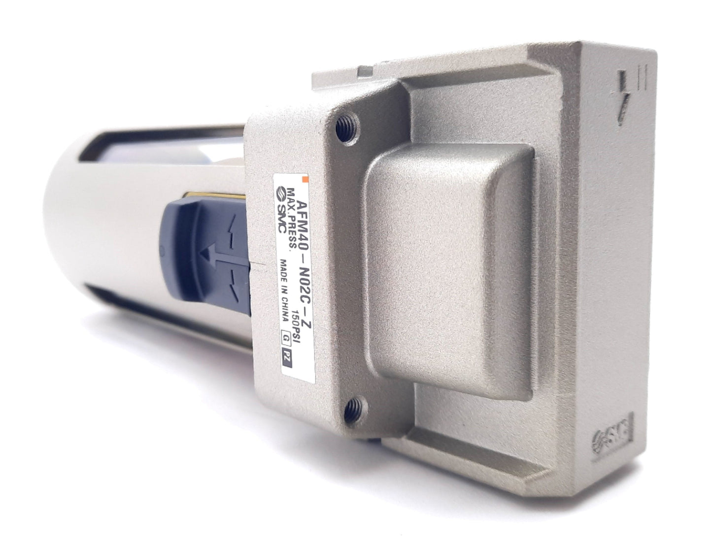 New SMC AFM40-N02C-Z Mist Separator, Modular 1/4" NPT Float Type, Auto-Drain 150PSI